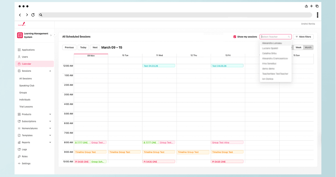 Scheduling and Group Management